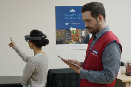 微软和Lowe’s开展试点项目：将HoloLens 应用到家装商店