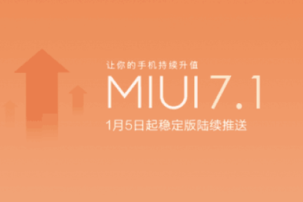 依旧是 Android 4.4 内核，MIUI 7.1 稳定版升级推出