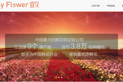 为线下花店提供鲜花供应服务的O2O平台宜花，获近千万美元A+轮融资