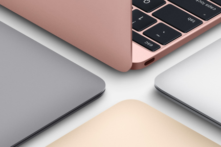 苹果Macbook升级：处理器更快电池更持久增加玫瑰金色