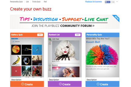 帮你制作用户喜闻乐见的营销内容，Playbuzz完成1500万美元C轮融资