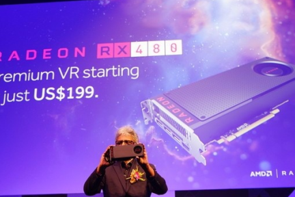AMD发布北极星架构新显卡RX 480，199美元价格战拉低VR入门门槛