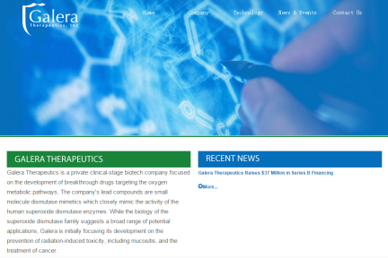 临床医疗公司Galera Therapeutics获得3700万美元B轮融资-36氪