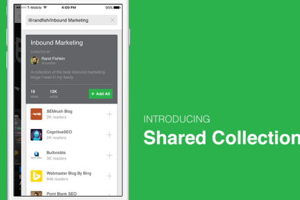 Feedly 是否会利用 Share Collection 打造订阅社群？