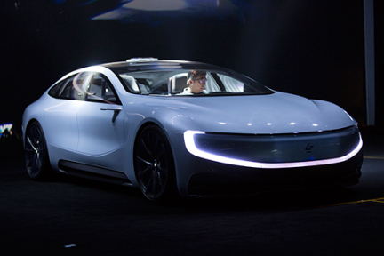 乐视超级汽车LeSEE正式亮相北京车展，可实现自动驾驶、以及电磁无线充电