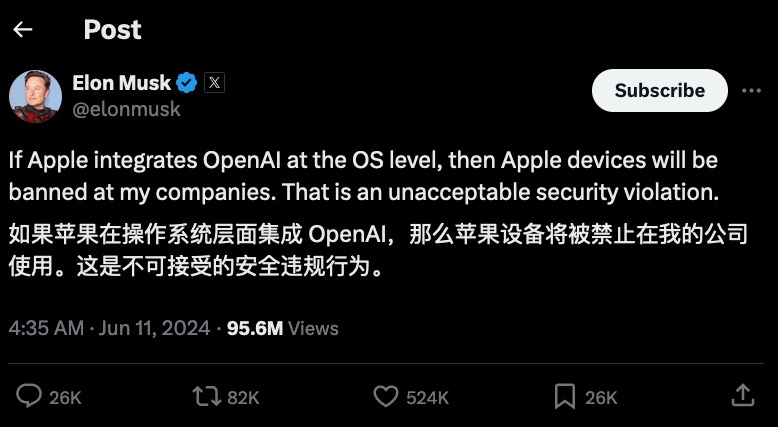 库克首谈苹果版AI，OpenAI只是过客？